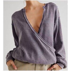 Free People, Anyway Tee- Misty Plum, Size Small. New.